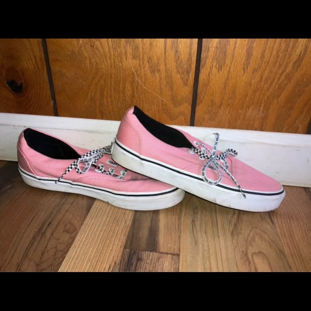 Vans Pink Canvas Women's Sneakers - Picture 1 of 2